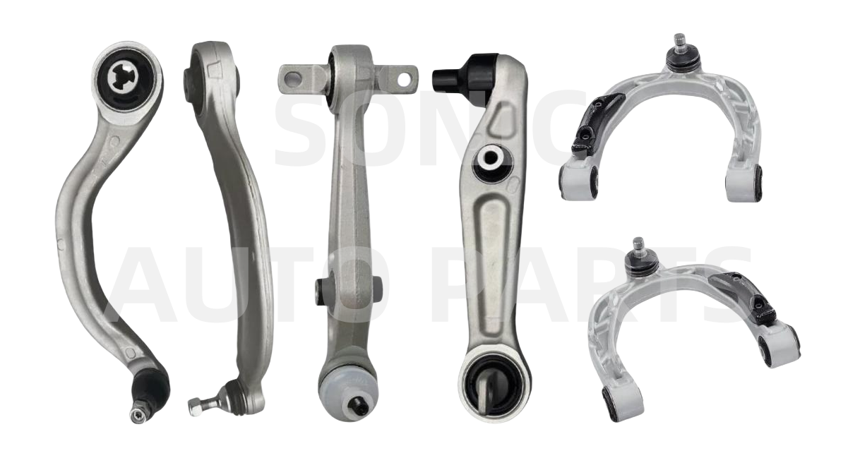 SET (6X) FRONT LOWER +UPPER CONTROL ARMS KIT for TESLA MODEL 3 2017-ON LH+RH