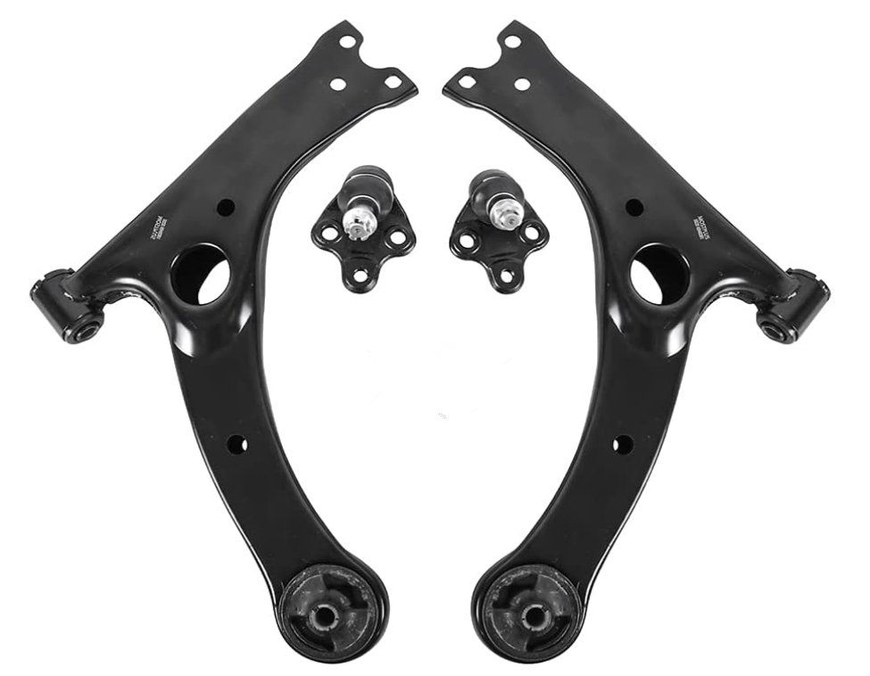 PAIR FRONT LOWER CONTROL ARMS & BALL JOINT for TOYOTA COROLLA ZZE121 ZZE122 ZZE123 02-08
