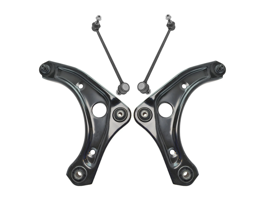 PAIR NEW FRONT LOWER CONTROL ARM & SWAY BAR LINKS FOR NISSAN ALMERA N17 2012-ON