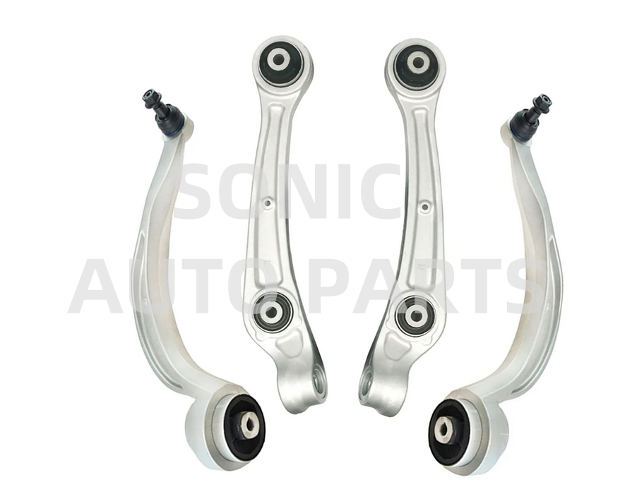 SET (4X) NEW FRONT LOWER CONTROL ARMS FOR AUDI A4 / S4 B9 2015-ON A5 S5 F5 2017-ON