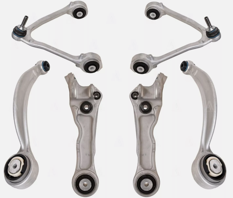 SET (6X) FRONT LOWER + UPPER CONTROL ARMS KIT for JAGUAR XK X150 SERIES 2007-2015 (LH+RH)