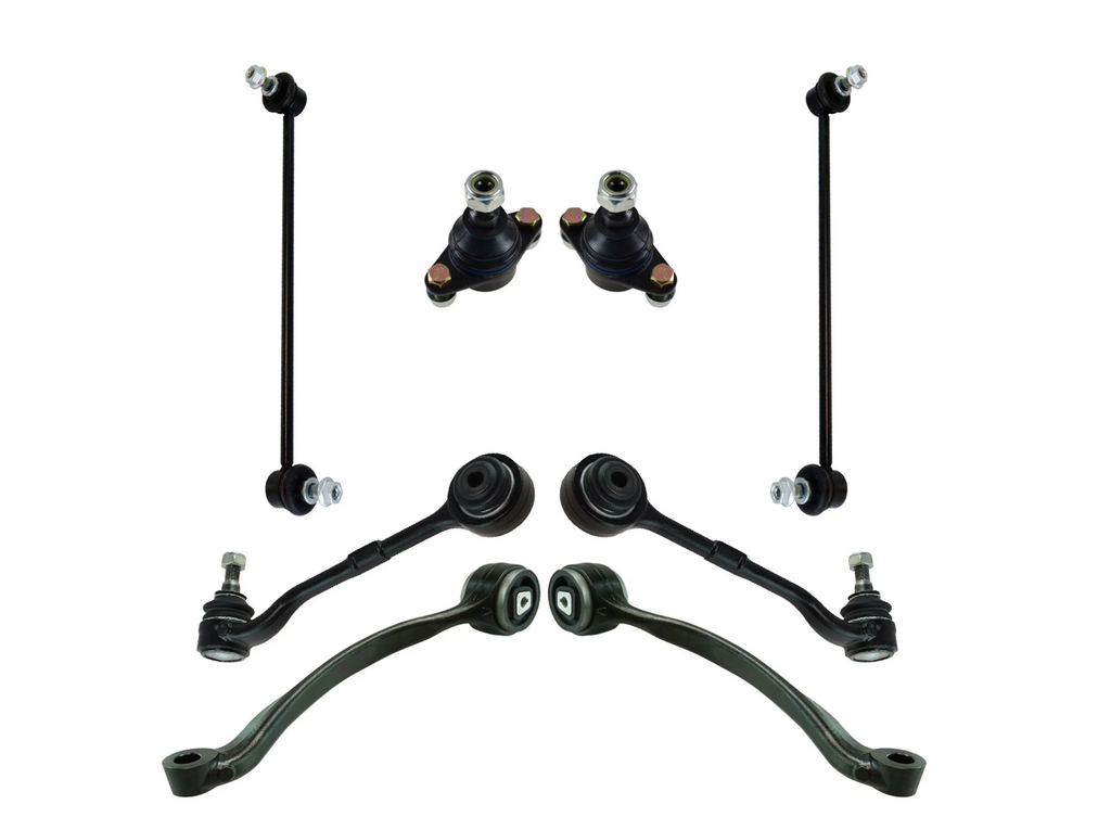 SET Front Lower Control Arms + Sway Bar Links Kit for BMW X1 xDrive AWD E84 Series 2010-2015 LH+RH