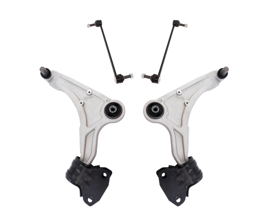 PAIR NEW FRONT LOWER CONTROL ARMS & SWAY BAR LINKS FOR FORD MONDEO MD 2014-2022 LH+RH