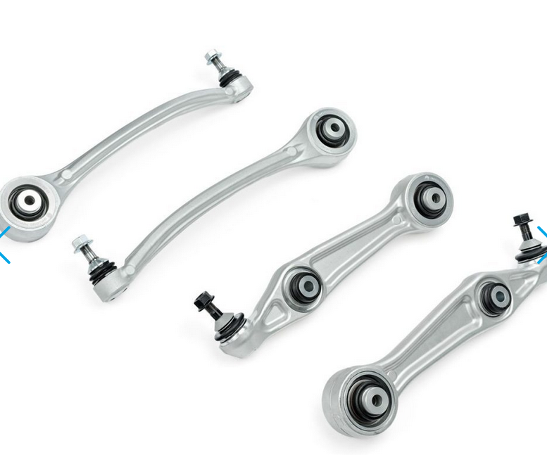 SET (4X) NEW FRONT LOWER CONTROL ARMS FOR TESLA MODEL S 2014-ON LH+RH