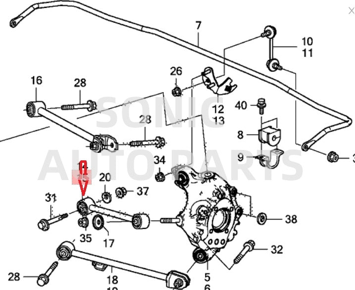 New Rear Upper Control Rod / Arm FOR HONDA ACCORD 2008-2015 LH=RH