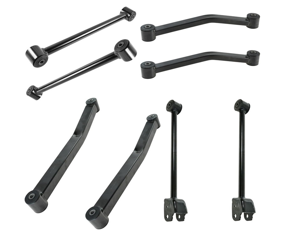 Front and Rear Control Arms Set (8X) FOR JEEP WRANGLER JK 2007-2018 RH+LH