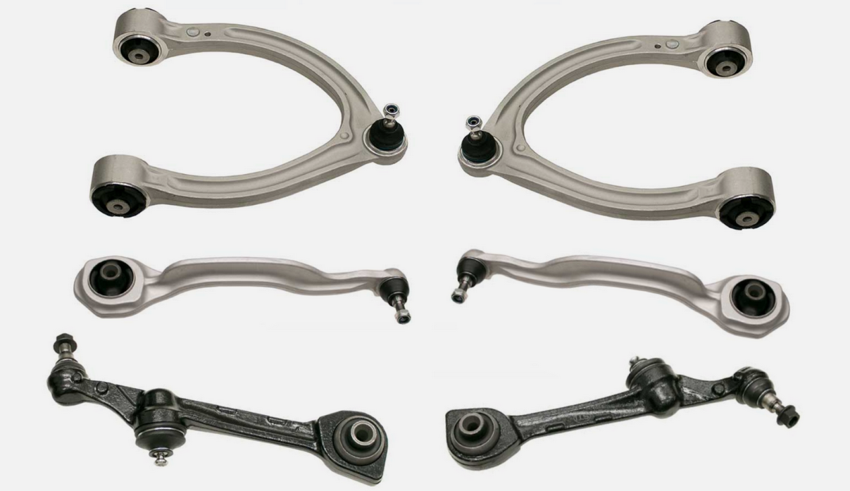 SET (6X) FRONT LOWER + UPPER CONTROL ARMS for MERCEDES BENZ S-Class C216 W221 2006-2013