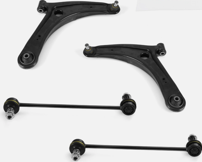 PAIR NEW FRONT LOWER CONTROL ARMS & SWAY BAR LINKS for MITSUBISHI ECLIPSE CROSS 2017 - ON LH+RH