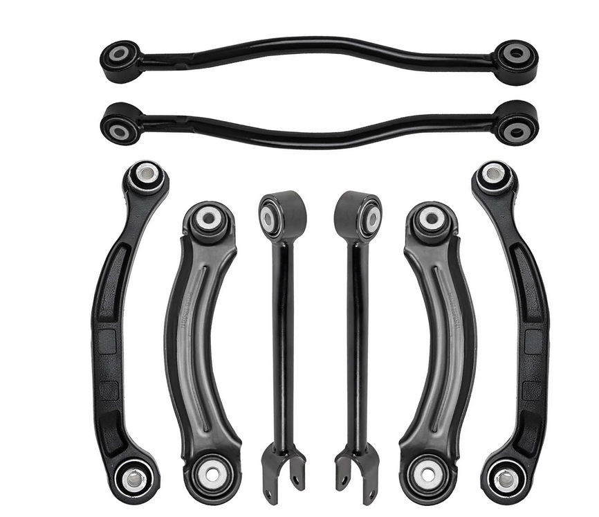 SET (8X) REAR LATERAL LINK / CONTROL ARM KIT for CHRYSLER 300 / 300C LX RWD 2012-ON LH+RH
