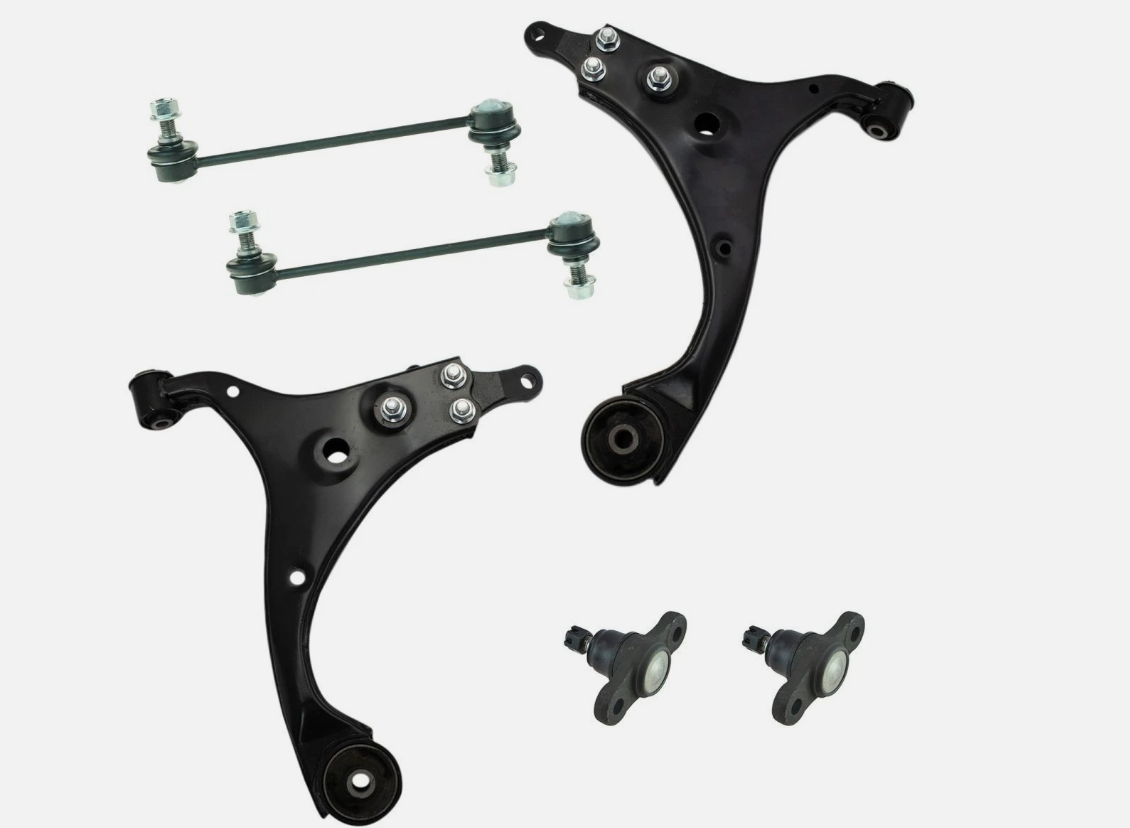 PAIR FRONT LOWER CONTROL ARMS & SWAY BAR LINKS for HYUNDAI I30 FD 2007-2012 LH+RH