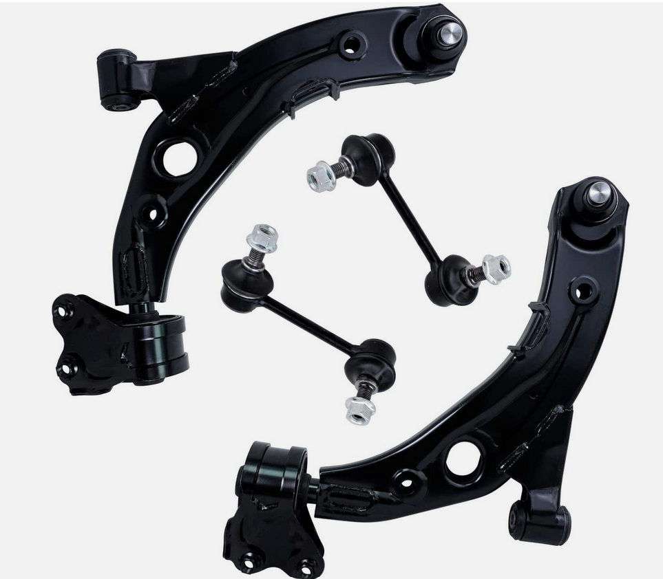 PAIR FRONT LOWER CONTROL ARMS + SWAY BAR LINKS for MAZDA CX-7 CX7 ER 2006-2012 LH+RH