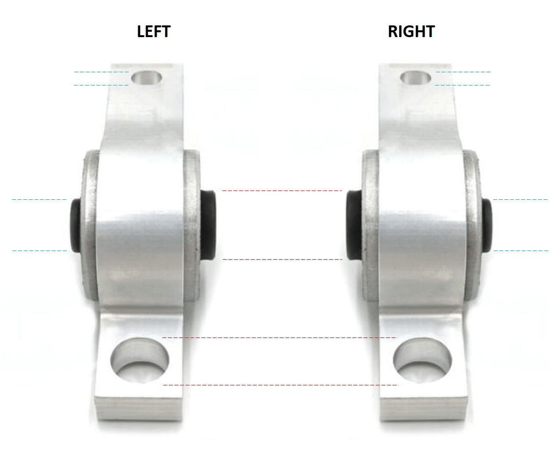 PAIR Front Lower Control Arm BUSHES for Toyota Crown Majesta URS206 2009-2013 LH+RH