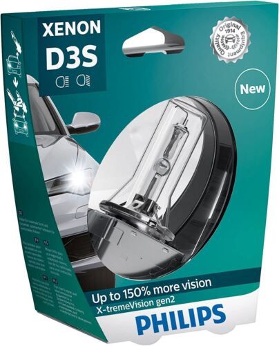 PHILIPS Xenon X-treme Vision Gen2 D3S 35W - Single HID Headlight Bulb
