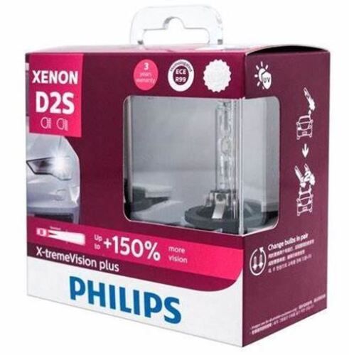2 x PHILIPS D2S GEN 2 X-treme Vision + 150 % Xenon HID Headlight Bulb xtreme