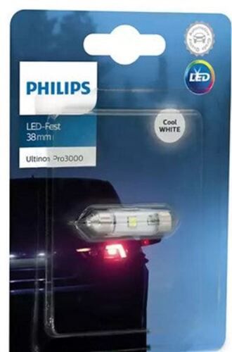 PHILIPS 43mm Ultinon Pro3000 LED Festoon 6000K White Interior Light