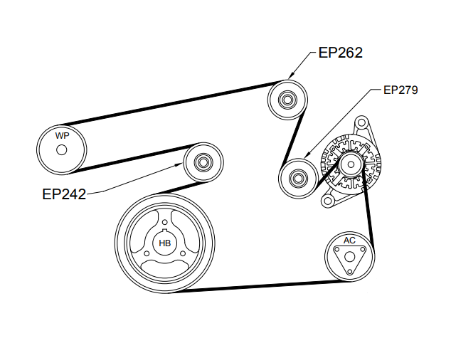 Drive Belt Pulley for Kia Sportage SL 2010-2012 2.4L APZ279