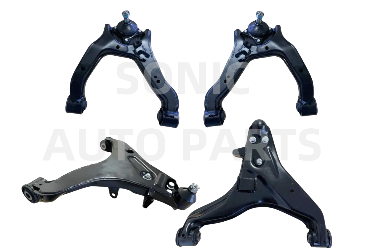 SET(4X) FRONT LOWER + UPPER CONTROL ARMS KIT FOR MITSUBISHI PAJERO NM/NP 2000-2006