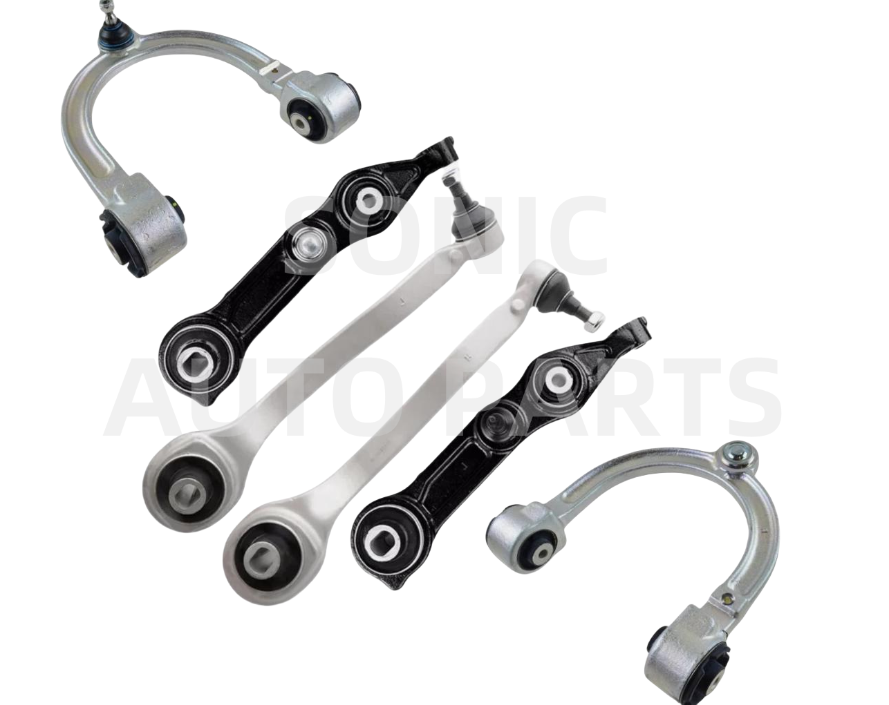 SET (6X) FRONT LOWER +UPPER CONTROL ARMS KIT for Mercedes BENZ E-CLASS W211 S211 2002-2009