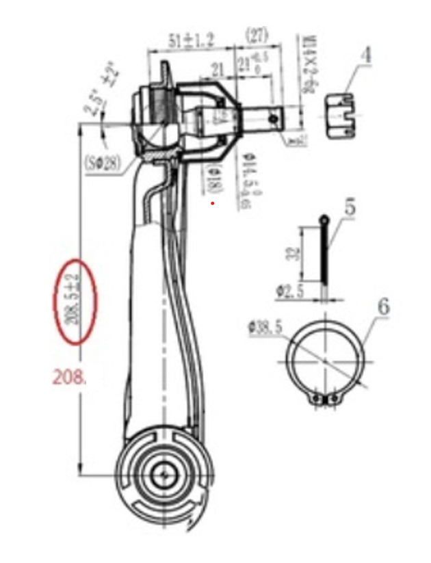 SET FRONT LOWER & UPPER CONTROL ARMS KIT FOR FORD RANGER PXI PXII 2011-2018 LH+RH