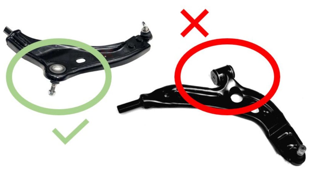 PAIR Front Lower Control Arms + Bushings for Mini Cooper R56 R57 2006-2015 LH+RH