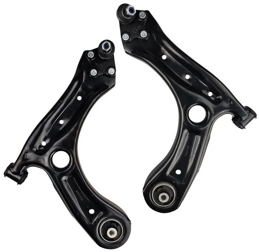 PAIR NEW FRONT LOWER CONTROL ARMS & BALL JOINT for VOLKSWAGEN POLO 6C 6R 2010-2018 LH+RH