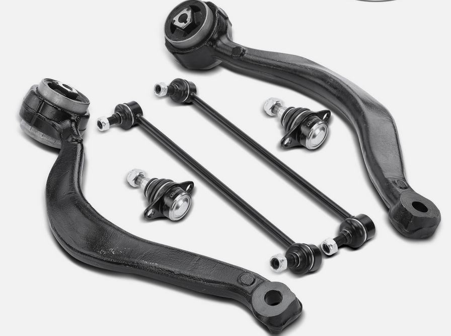 PAIR FRONT LOWER CONTROL ARMS & SWAY BAR LINKS KIT FOR BMW X5 E53 2000-2006 LH+RH