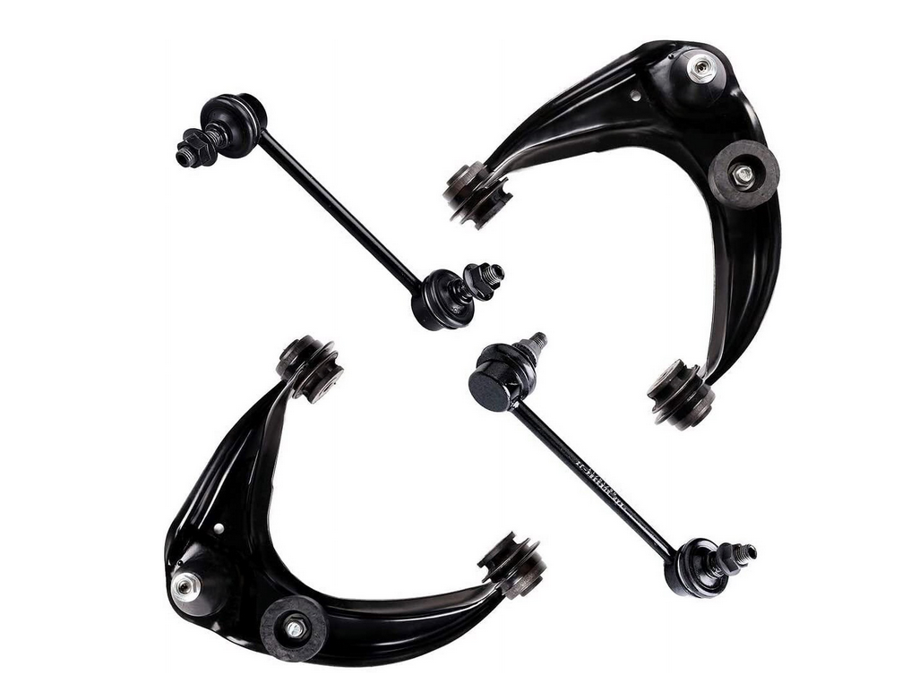 PAIR NEW FRONT UPPER CONTROL ARMS & SWAY BAR LINKS FOR MAZDA 6 GG GY 2002-2008