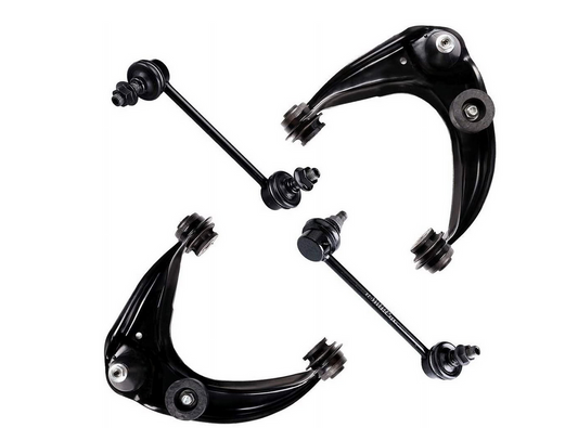 PAIR NEW FRONT UPPER CONTROL ARMS & SWAY BAR LINKS FOR MAZDA 6 GG GY 2002-2008