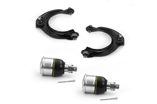 PAIR NEW FRONT UPPER CONTROL ARMS + FRONT LOWER BALL JOINTS for HONDA ACCORD CP / ACCORD EURO CU 2008-2015 LH+RH