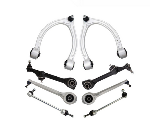 FRONT LOWER + UPPER CONTROL ARM & SWAY BAR LINKS for MERCEDES BENZ S-Class C216 W221 2006-2013