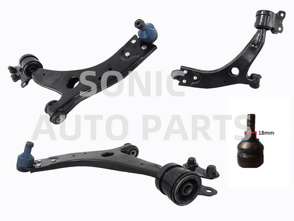 PAIR FRONT LOWER CONTROL ARMS (18mm Spigot Ball Joint) for VOLVO S40 MK2 544 2004-2012