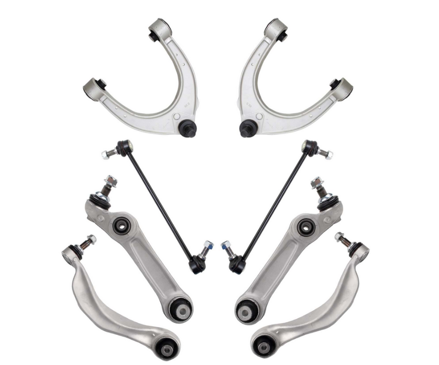 Front Lower + Upper Control Arms & sway bar links for BMW 5 Series F07 F10 F11 2009-2017 LH+RH