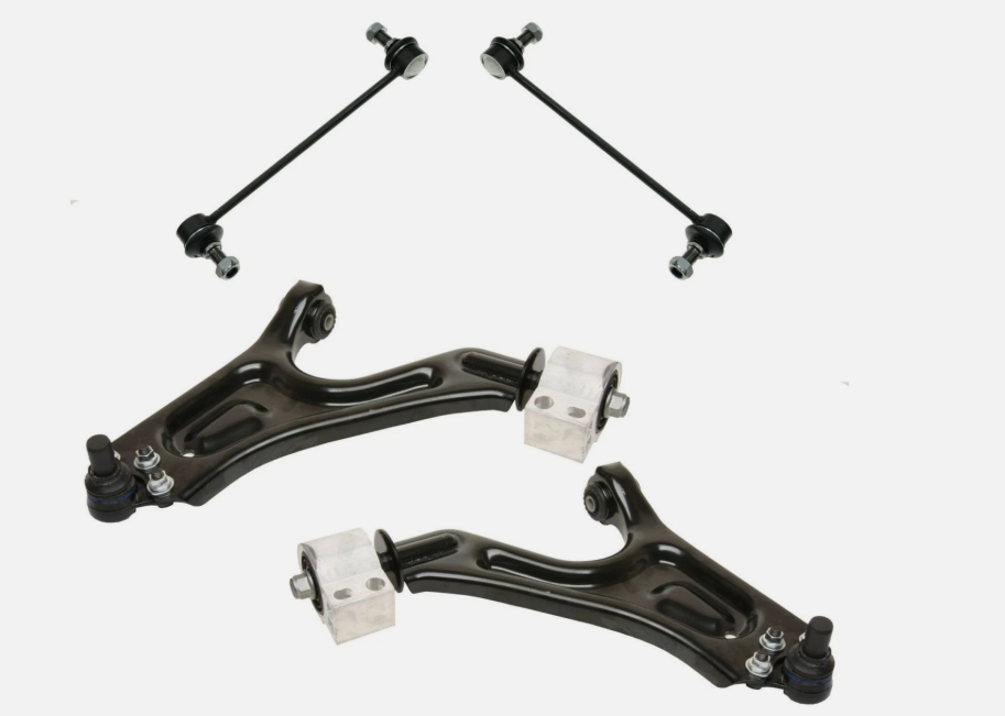 PAIR NEW FRONT LOWER CONTROL ARMS & SWAY BAR LINK for HOLDEN CAPTIVA CG 2006-2018