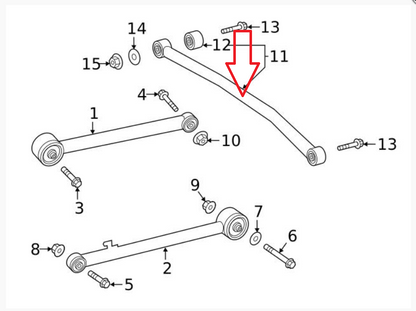 Rear Transverse Control Arm FOR Mercedes-Benz G63 AMG W463 SERIES 2013-2019 LH=RH