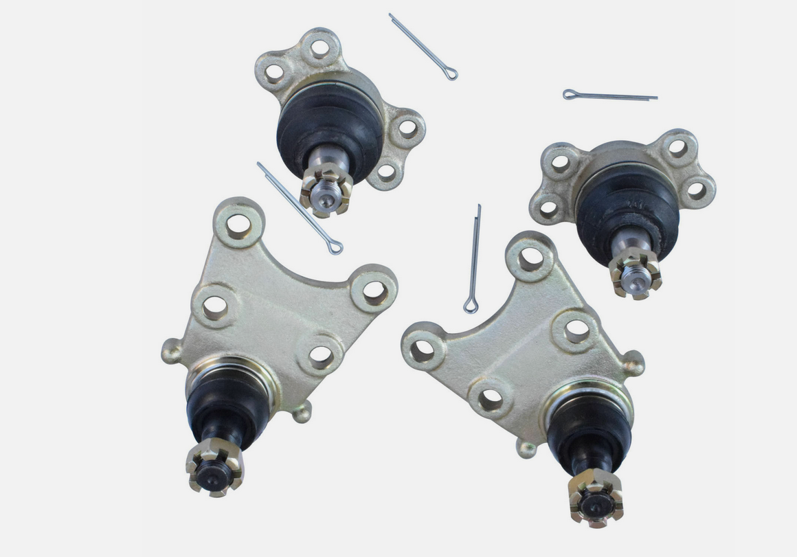 SET (4X) FRONT LOWER & UPPER BALL JOINTS FOR HOLDEN RODEO TF 1988-2002 LH+RH