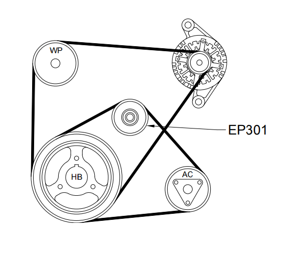2007 ford focus serpentine belt diagram hot sale