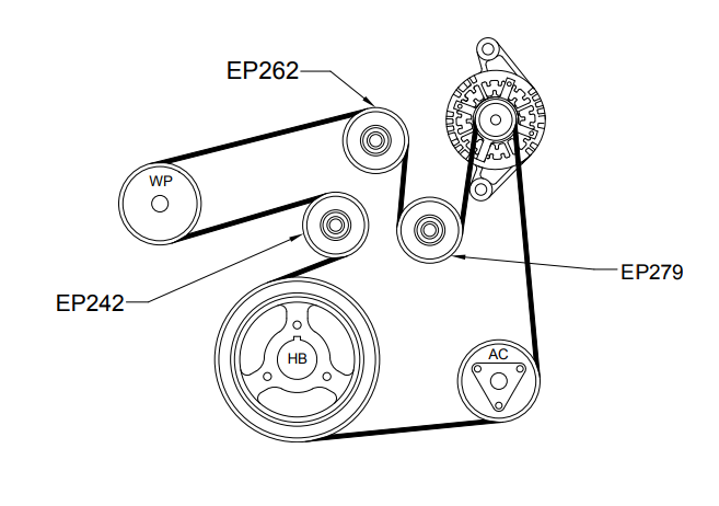 Drive Belt Pulley for Hyundai IX35 LM 2011-2012 2.0L APZ242