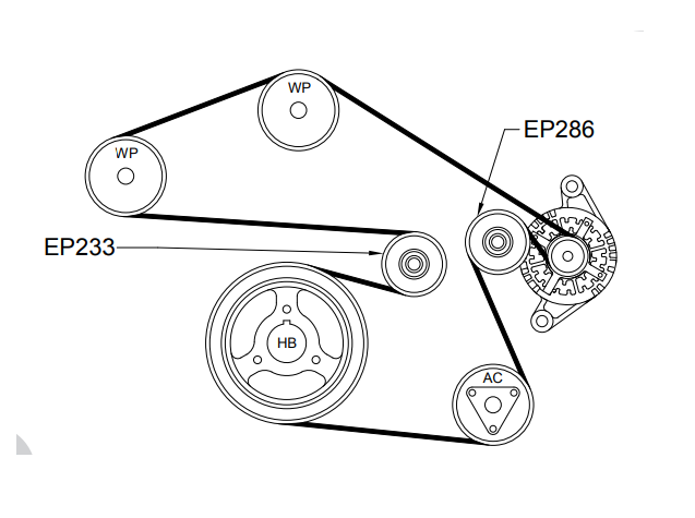 Drive Belt Pulley for Hyundai Santa Fe R 2009-2012 3.5L V6 APZ286