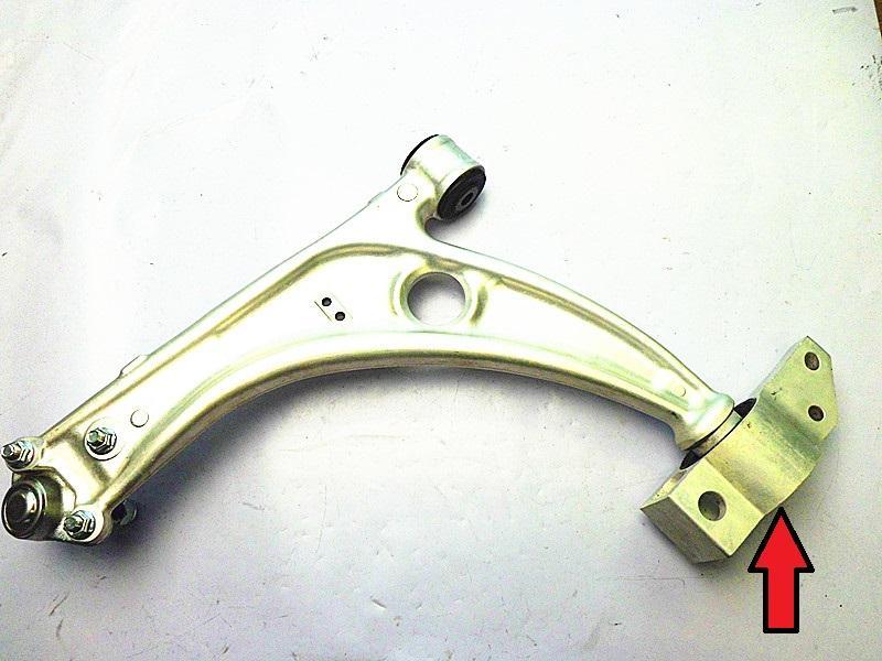 1 X NEW FRONT LOWER CONTROL ARM REAR BUSH FOR VOLKSWAGEN TIGUAN 5N 20007-2016